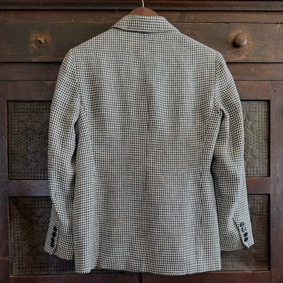 Ralph Lauren Linen Houndstooth Blazer - Picture 3 of 11
